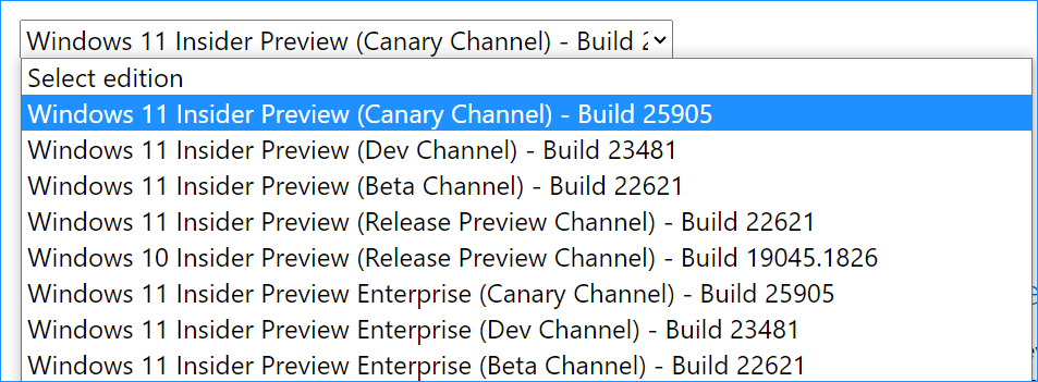 Windows 11 Build 25905 download ISO