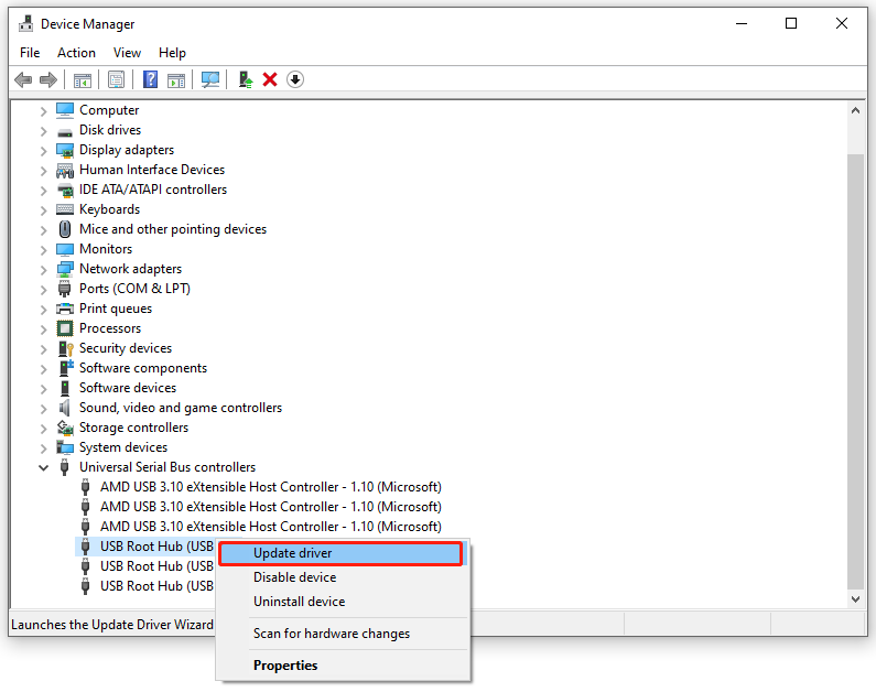 hit Update driver