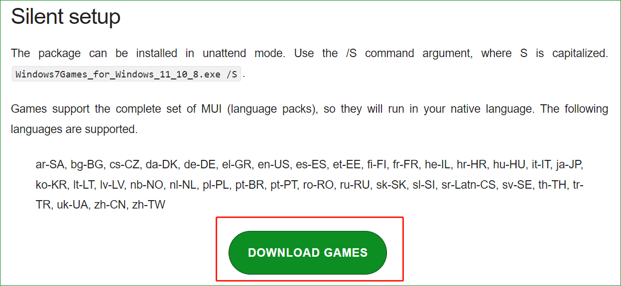 download Windows 7 games for Windows 11