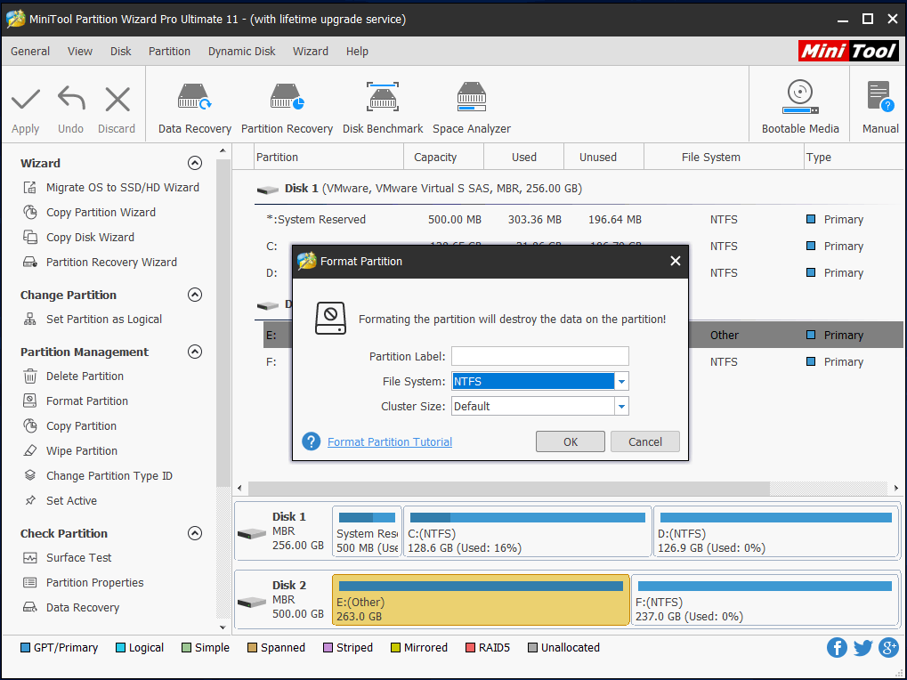 formato RAW para NTFS