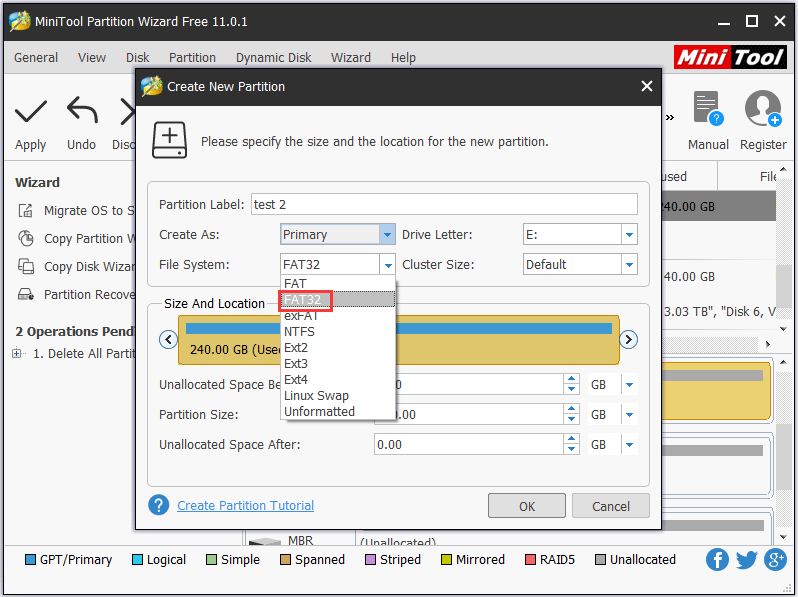 definir FAT32