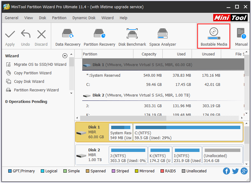 Criar mídia inicializável