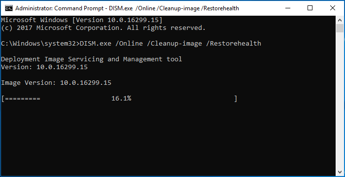 DISM repara arquivos corrompidos do Windows