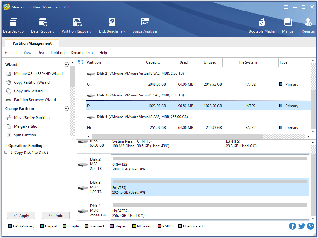 clique no botão Aplicar na interface principal