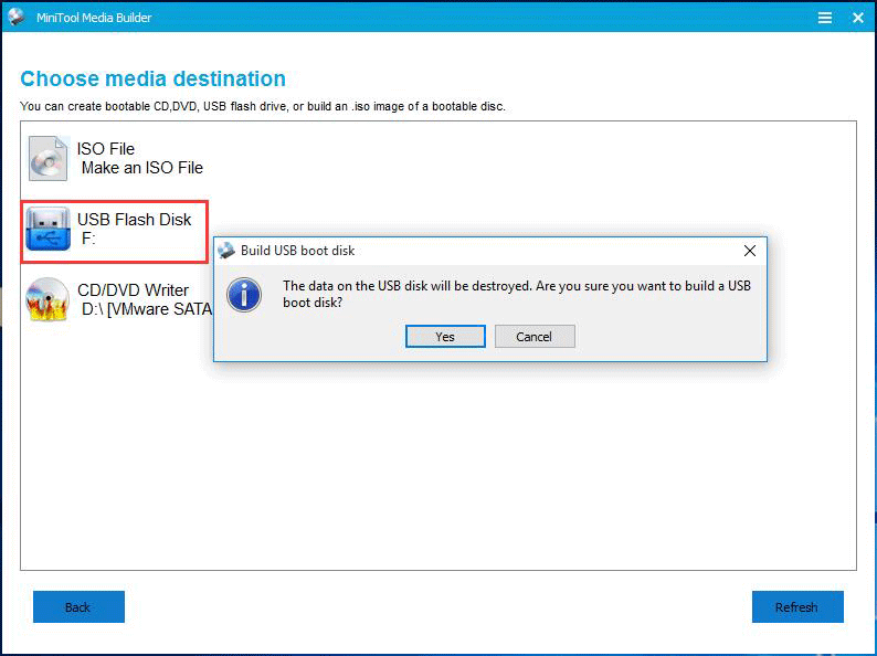 Crie um disco de inicialização do Windows 10 ou unidade USB