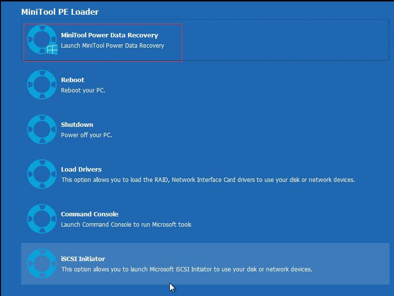 MiniToool PE Loader