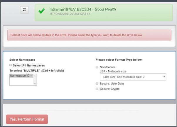 Crucial formatar Drive