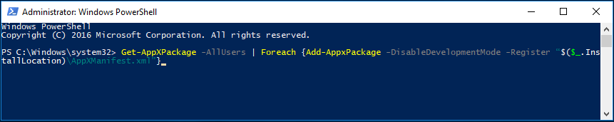 Windows Powershell