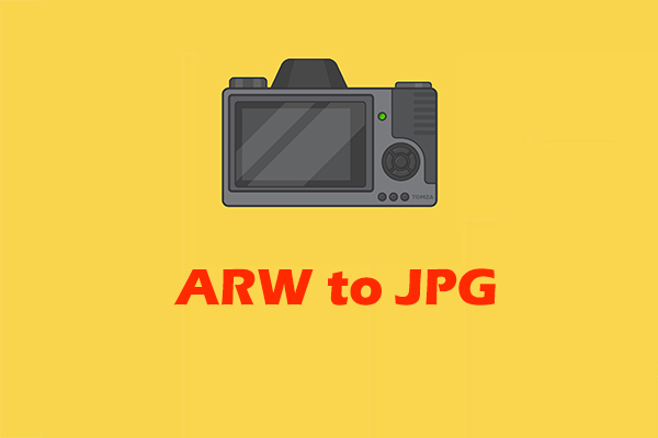 The Best 3 Methods to Convert ARW to JPG Online for Free