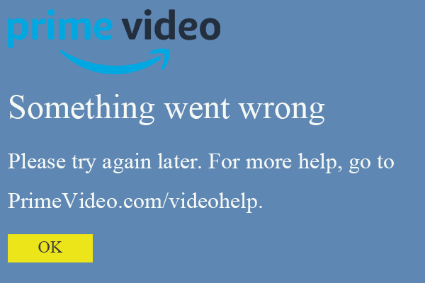 Fix Amazon Prime Video Something Went Wrong Error