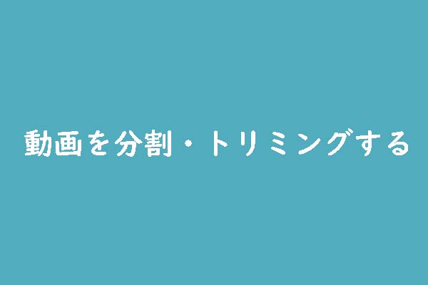 Windowsムービーメーカーで動画を分割・トリミングする方法（最新ガイド）