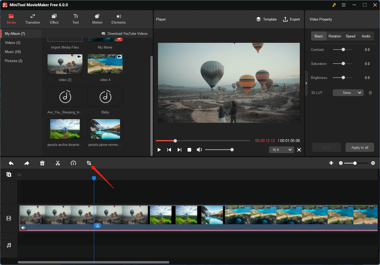 How to Crop a Video/Photo Manually or with Preset Aspect Ratios?