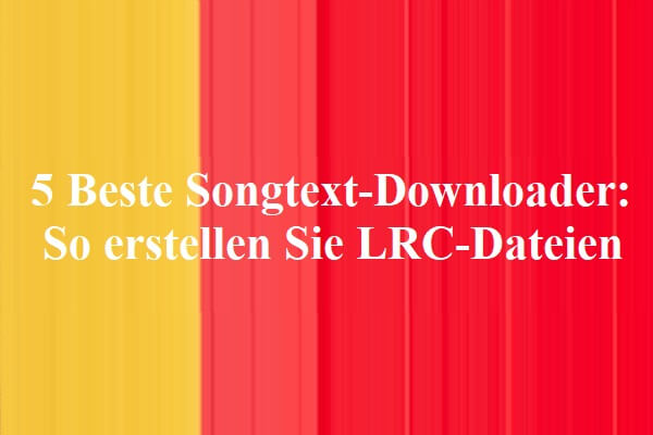 5 Beste Songtext-Downloader: So erstellen Sie LRC-Dateien