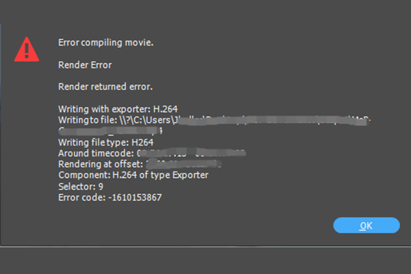 [7 Fixes] Error Compiling Movie in Premiere Pro in Various Cases