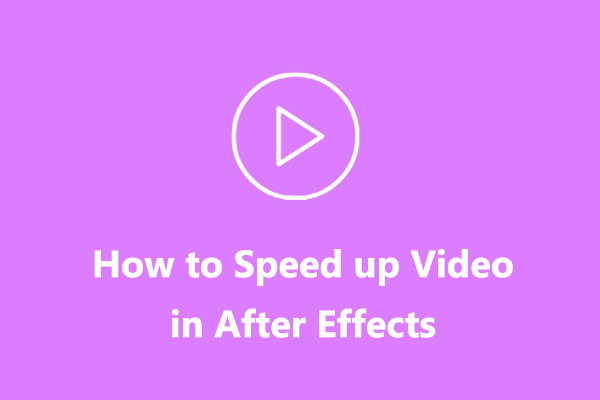 How to Speed Up/Slow Down Video in After Effects
