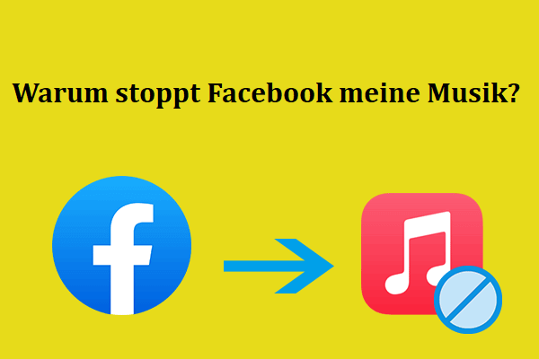 Warum hört meine Musik auf, wenn ich Facebook öffne und wie kann ich das Problem beheben?