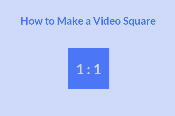 ¿Cómo hacer un vídeo cuadrado con distintos creadores de vídeos cuadrados?