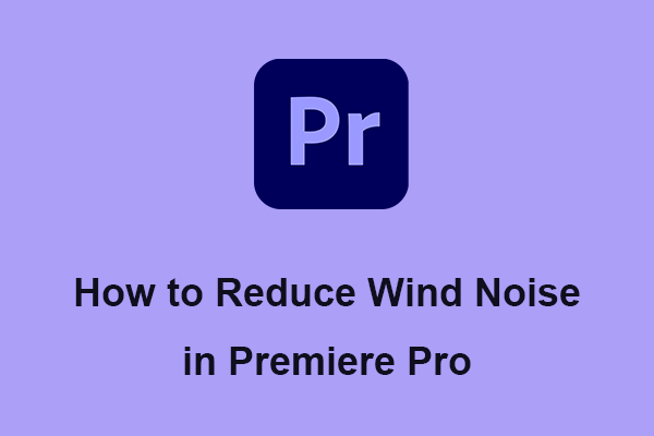How to Reduce Wind Noise in Premiere Pro? Three Methods for You