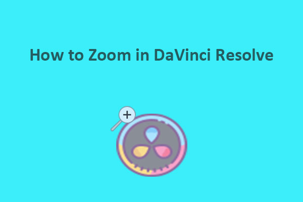 Cómo hacer zoom en DaVinci Resolve