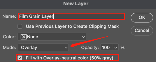 create the grain layer