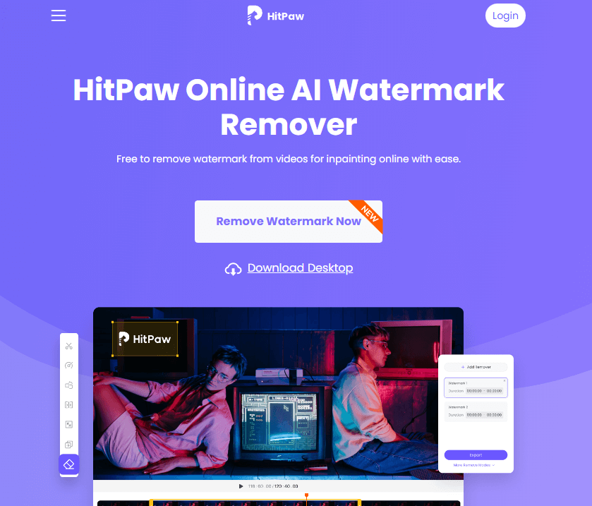 Hitpaw Online Watermark Remover