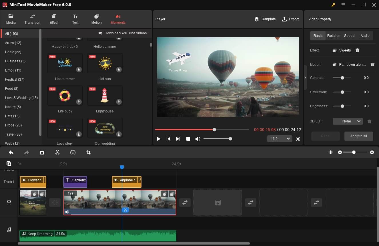 MiniTool video editing software