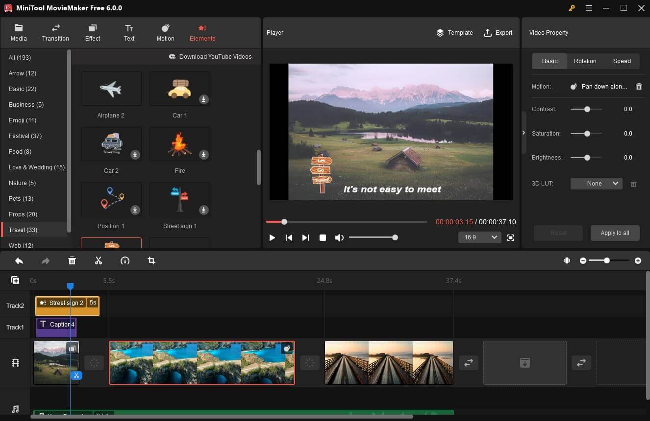 MiniTool video editing software