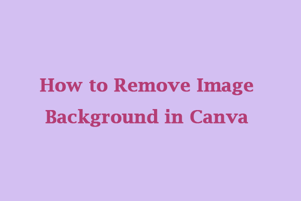 A Detailed Tutorial on How to Remove Image Background in Canva