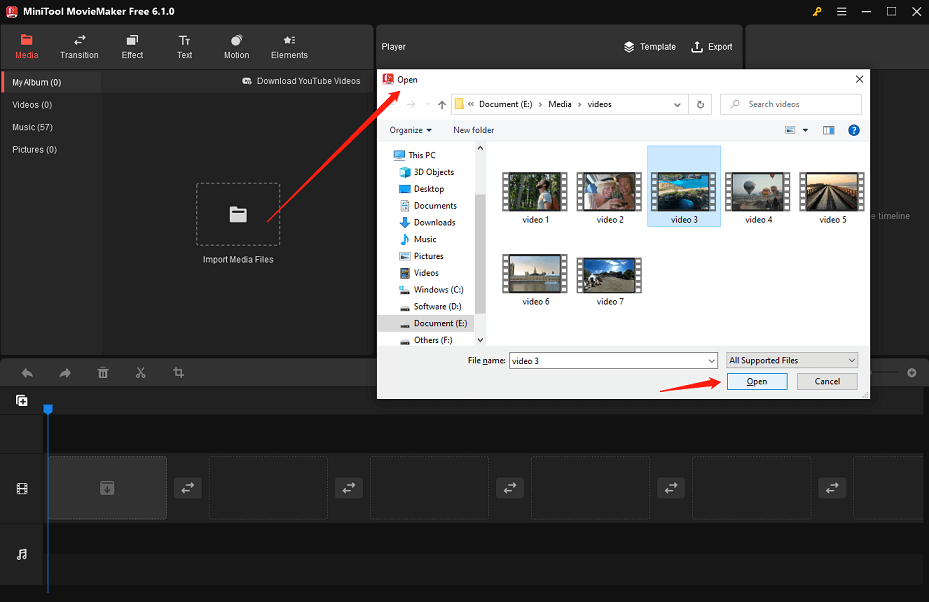 import your video