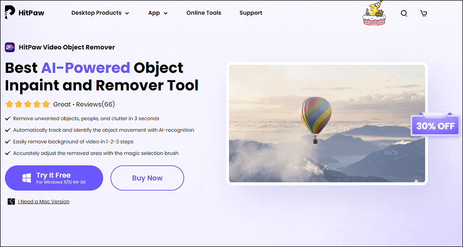 HitPaw Video Object Remover