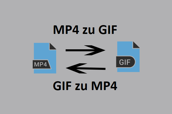 Konvertieren von MP4 in GIF oder GIF in MP4 unter Windows, Mac, Online