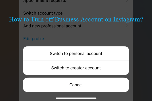 How to Turn Off Business/Creator/Professional Account on Instagram