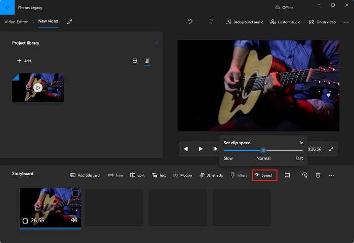 Vimeo-Videos mit Microsoft Fotos-Legacy beschleunigen