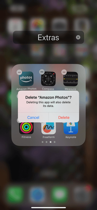 delete Amazon Photos app