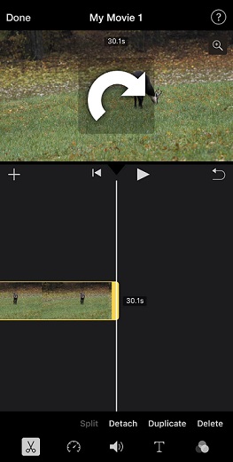 How to Rotate Video on iPhone & iPad with iMovie