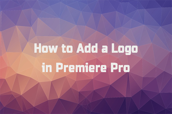 How to Add a Logo or Watermark in Premiere Pro [Detailed Guide]