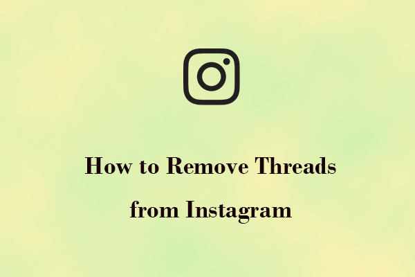 How to Remove Threads from Instagram Bio?