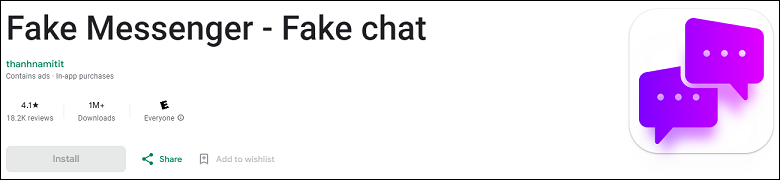 Fake Messenger - Fake chat
