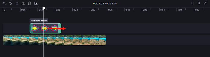 edit the arrow in Clipchamp