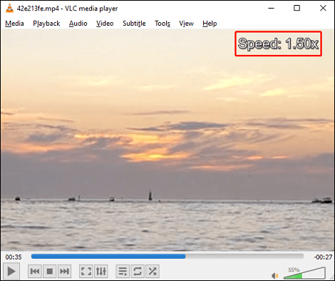 speed up VLC video using hotkeys