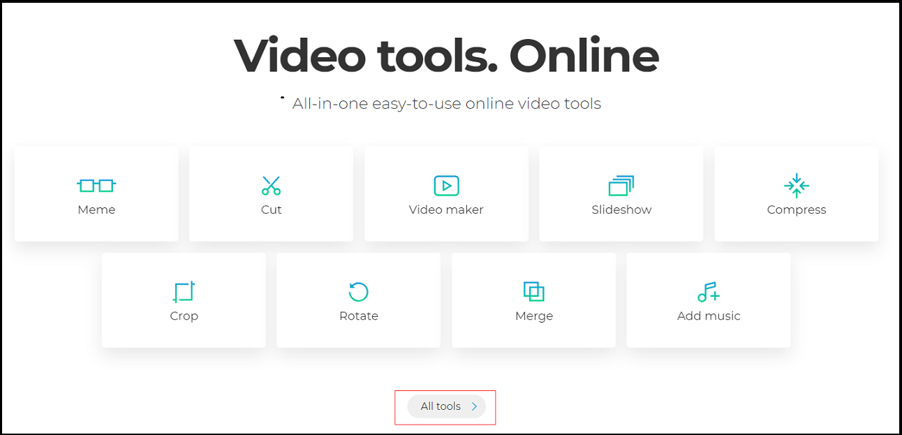 click on all tools