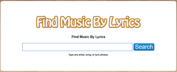 find music by lyrics