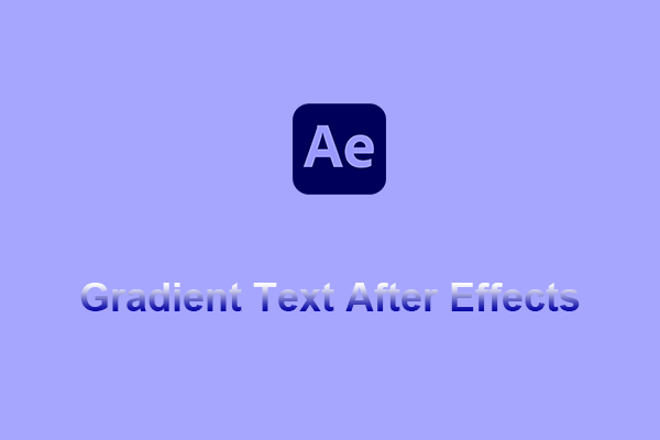 How to Make Gradient Text in After Effects?