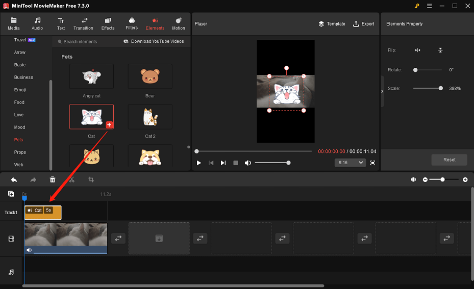 add sticker to video