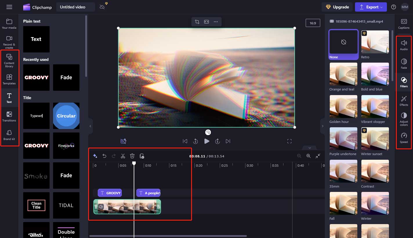 make additional edits to the video