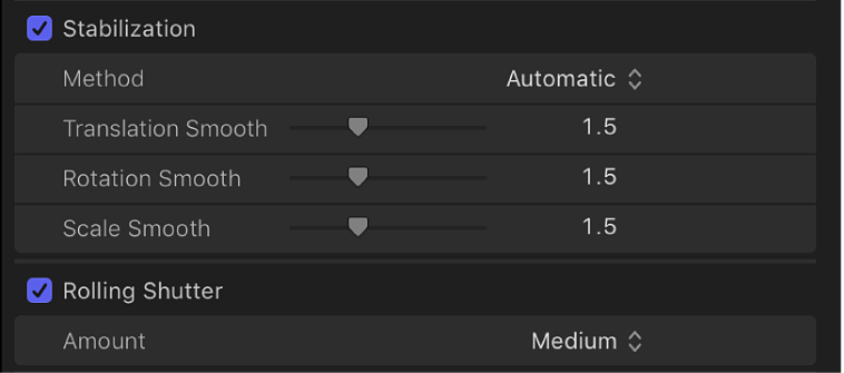 stabilize video in Final Cut Pro