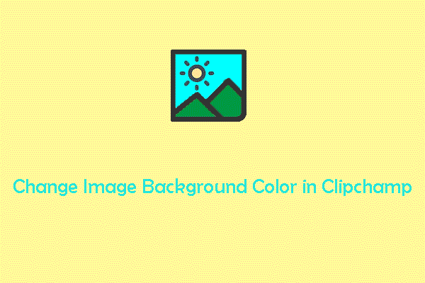 How to Change Image Background Color in Clipchamp