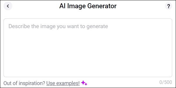 AI Image Generator in FlexClip