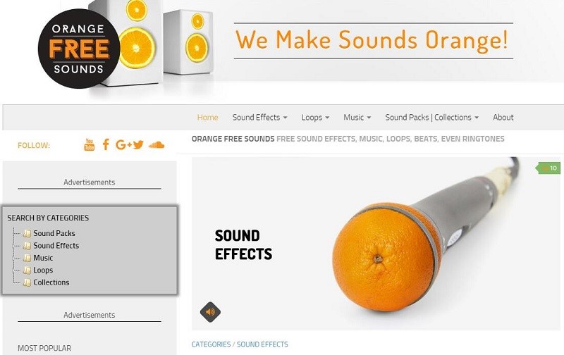 ownload free sound effects from Orange Free Sounds