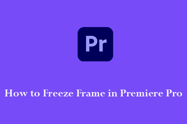 What Is Freeze Frame and How to Freeze Frame in Premiere Pro?